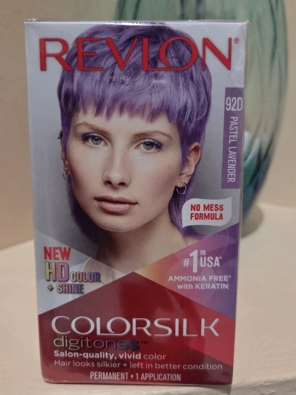 3x Revlon ColorSilk Digitones 92D Pastel Lavender Hair Color NIB